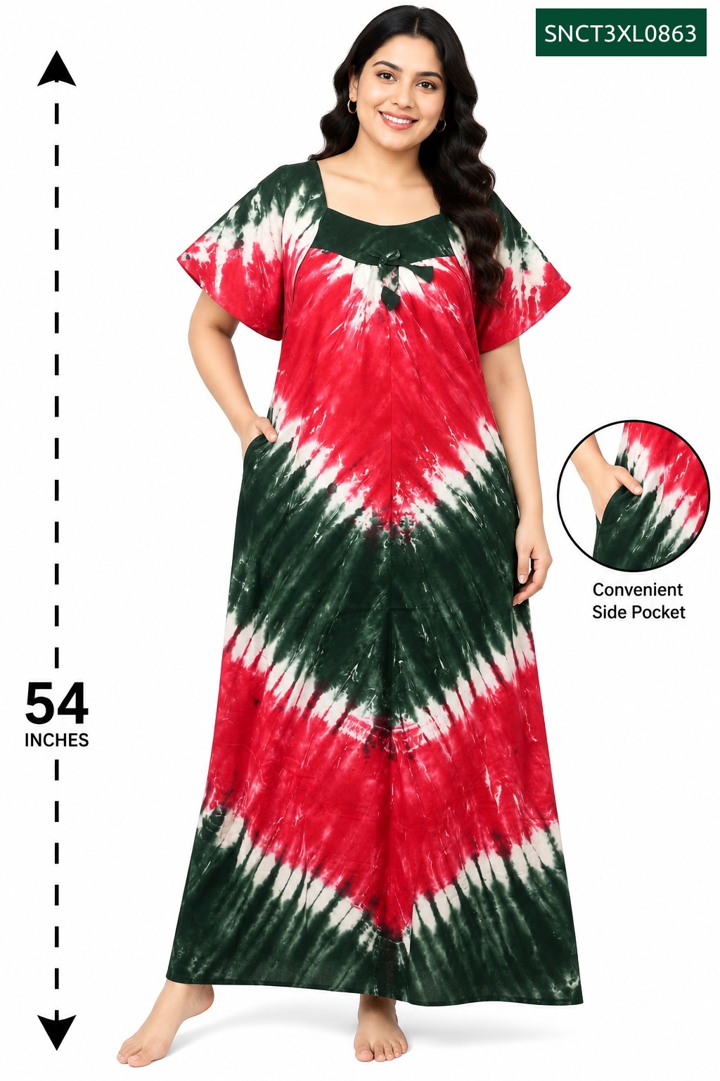 Sivam Nighty Cotton Chungudi Titanic Model 3XL- SNCT3XL0863