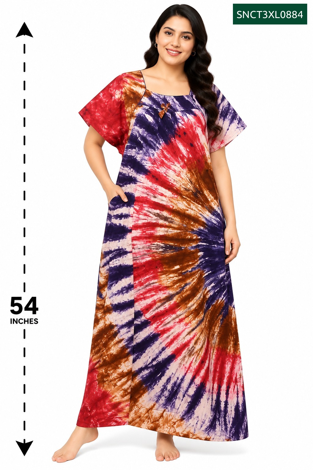 Sivam Nighty Cotton Chungudi Titanic Model 3XL- SNCT3XL0884