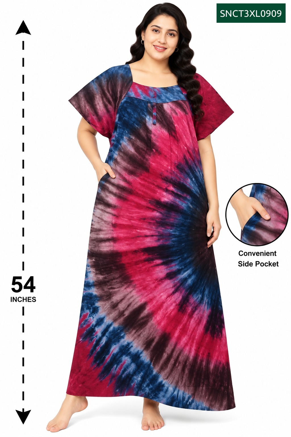 Sivam Nighty Cotton Chungudi Titanic Model 3XL- SNCT3XL0909