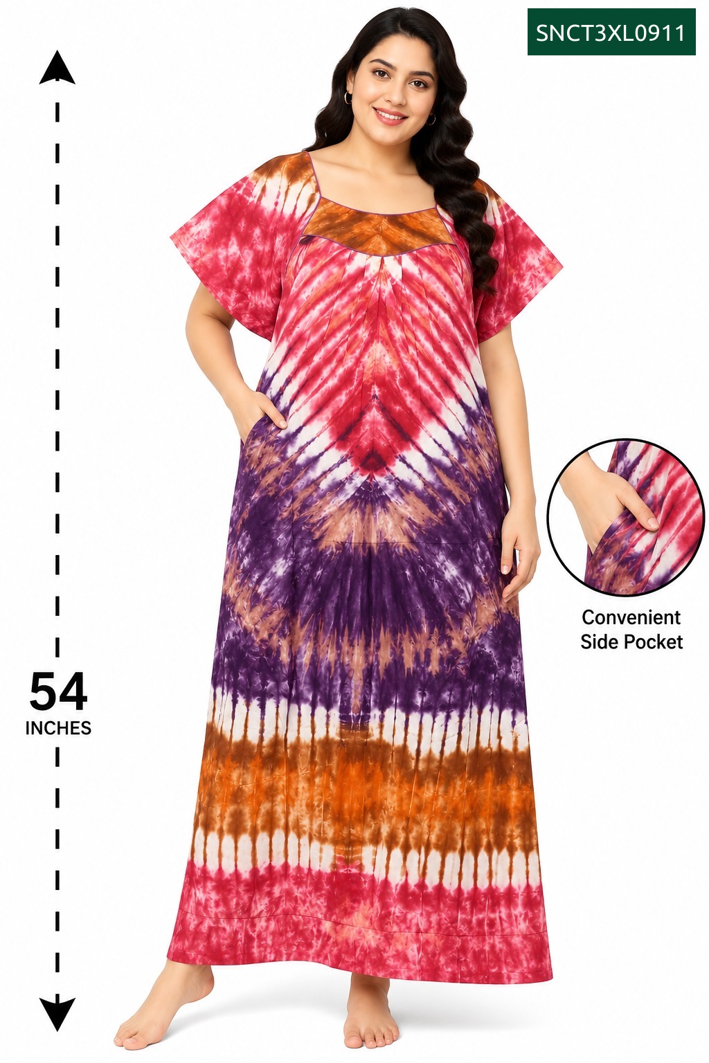 Sivam Nighty Cotton Chungudi Titanic Model 3XL- SNCT3XL0911