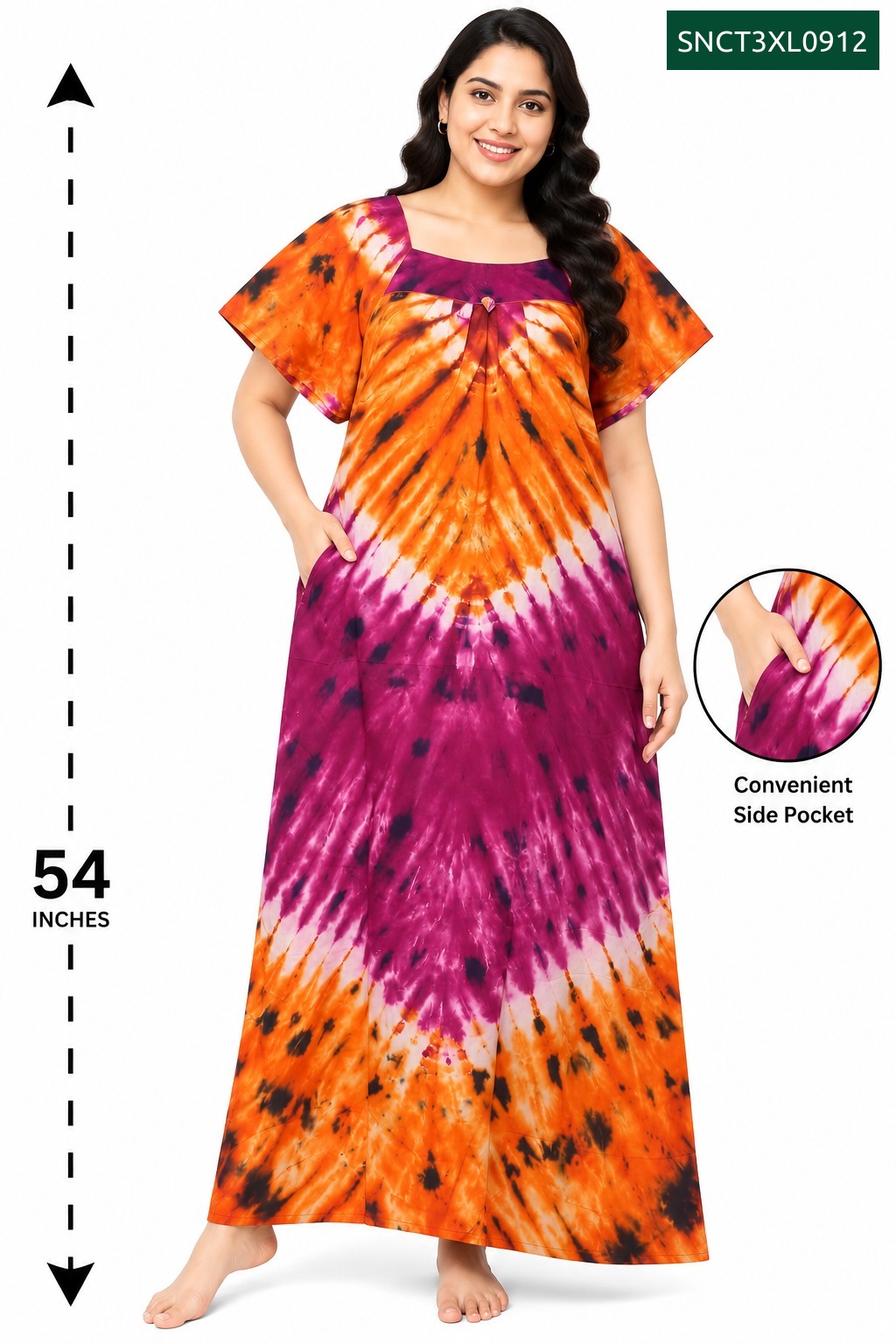 Sivam Nighty Cotton Chungudi Titanic Model 3XL- SNCT3XL0912