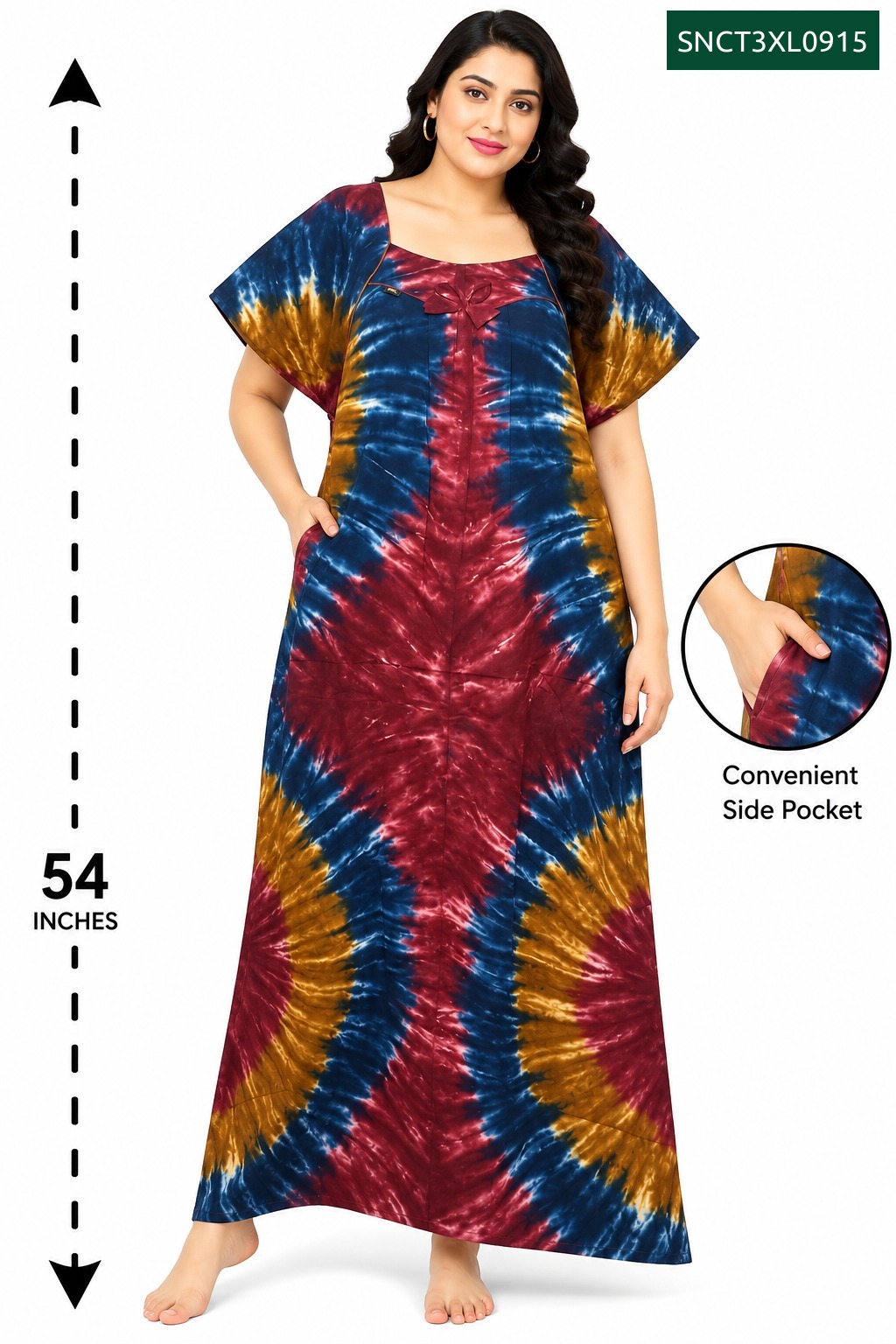 Sivam Nighty Cotton Chungudi Titanic Model 3XL- SNCT3XL0915