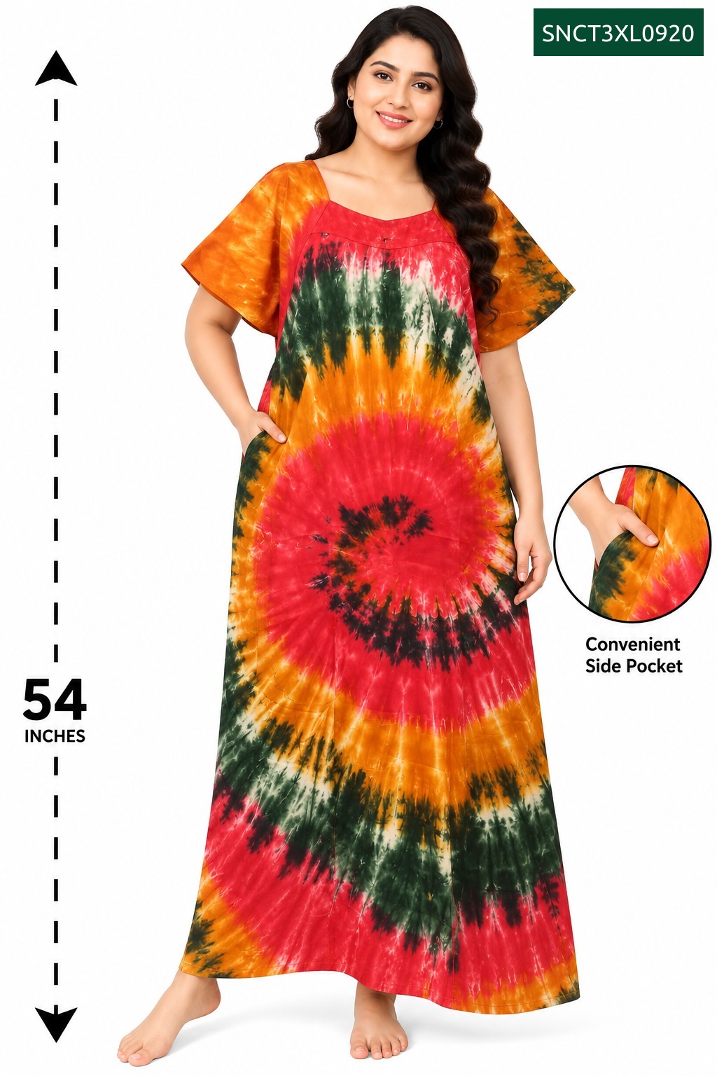 Sivam Nighty Cotton Chungudi Titanic Model 3XL- SNCT3XL0920