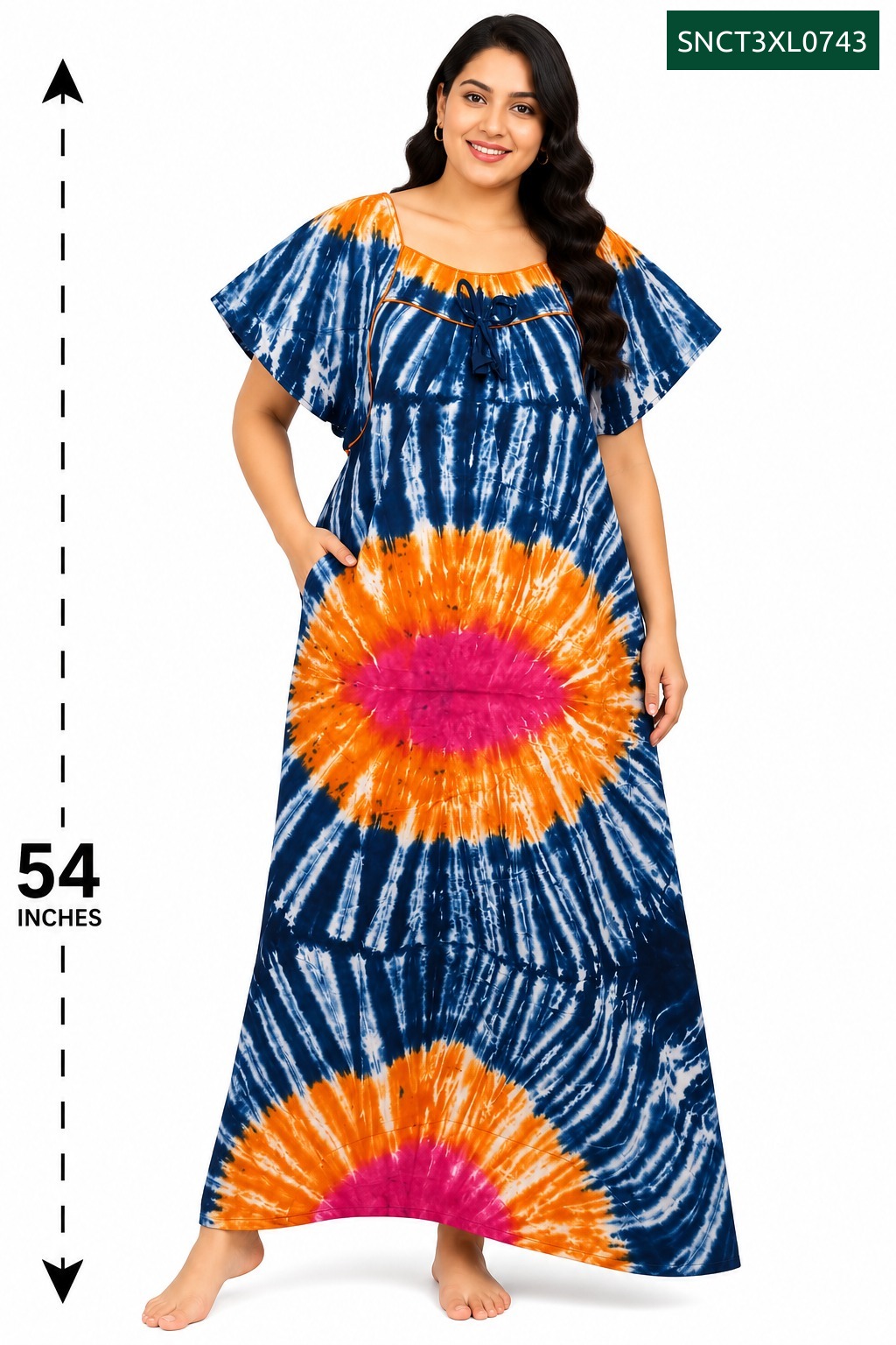 Sivam Nighty Cotton Chungudi Titanic Model 3XL- SNCT3XL0743