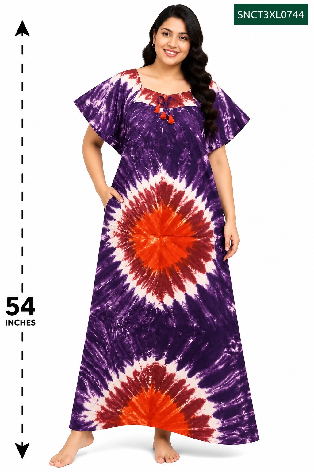 Sivam Nighty Cotton Chungudi Titanic Model 3XL- SNCT3XL0744