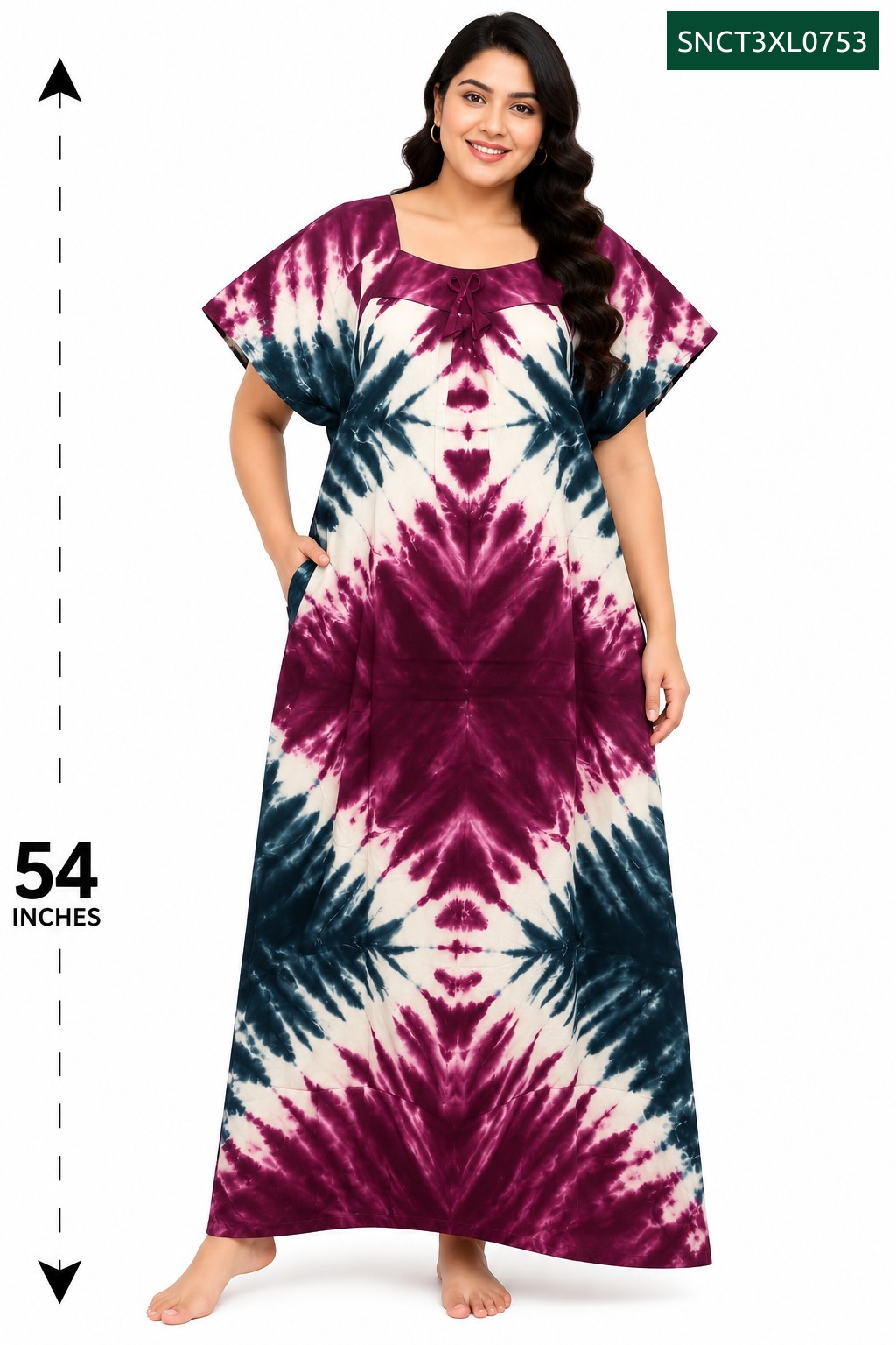 Sivam Nighty Cotton Chungudi Titanic Model 3XL- SNCT3XL0753