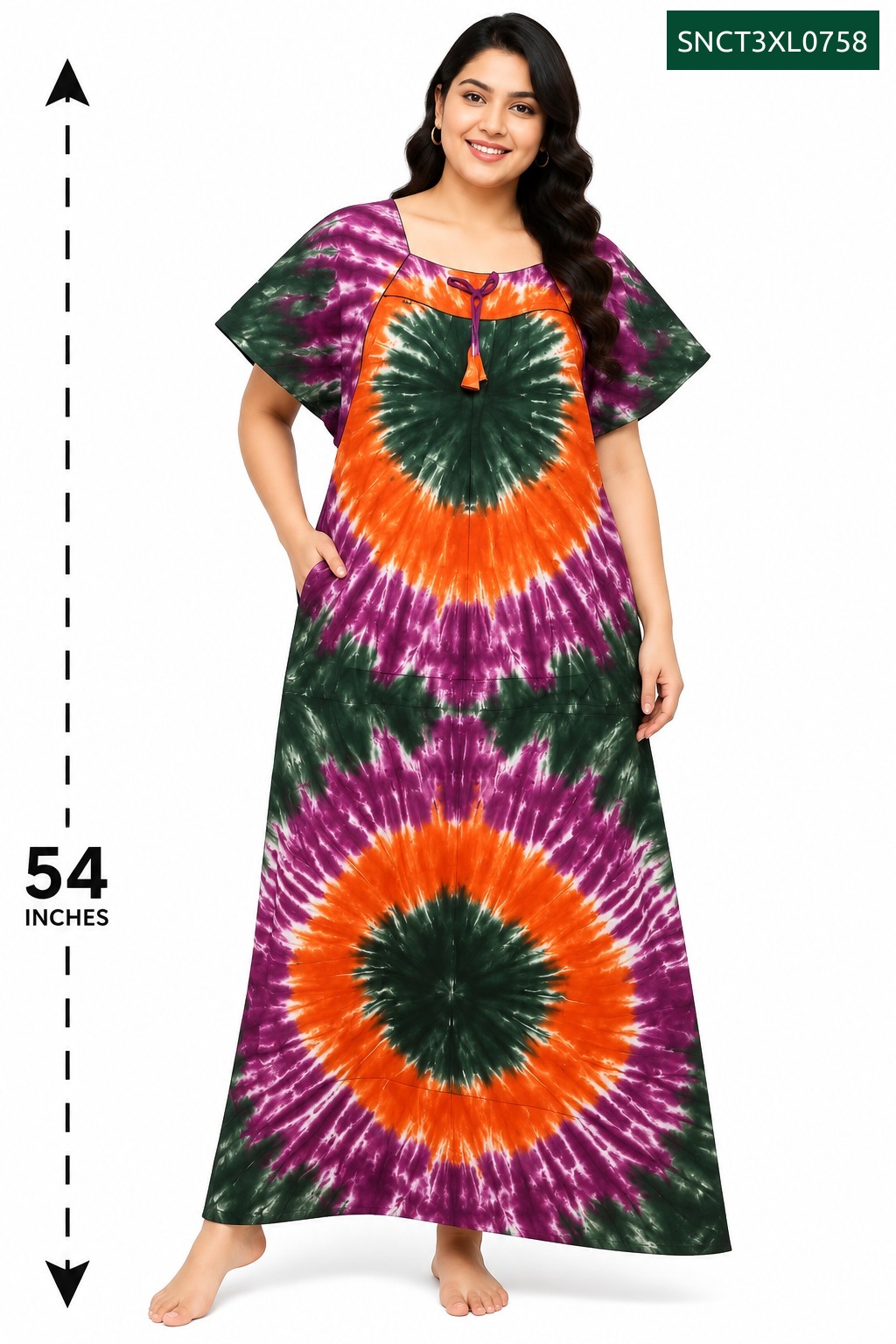 Sivam Nighty Cotton Chungudi Titanic Model 3XL- SNCT3XL0758