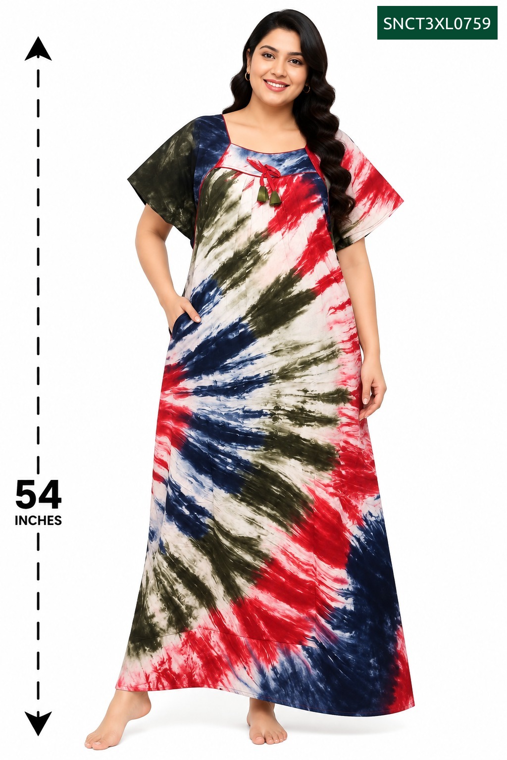 Sivam Nighty Cotton Chungudi Titanic Model 3XL- SNCT3XL0759
