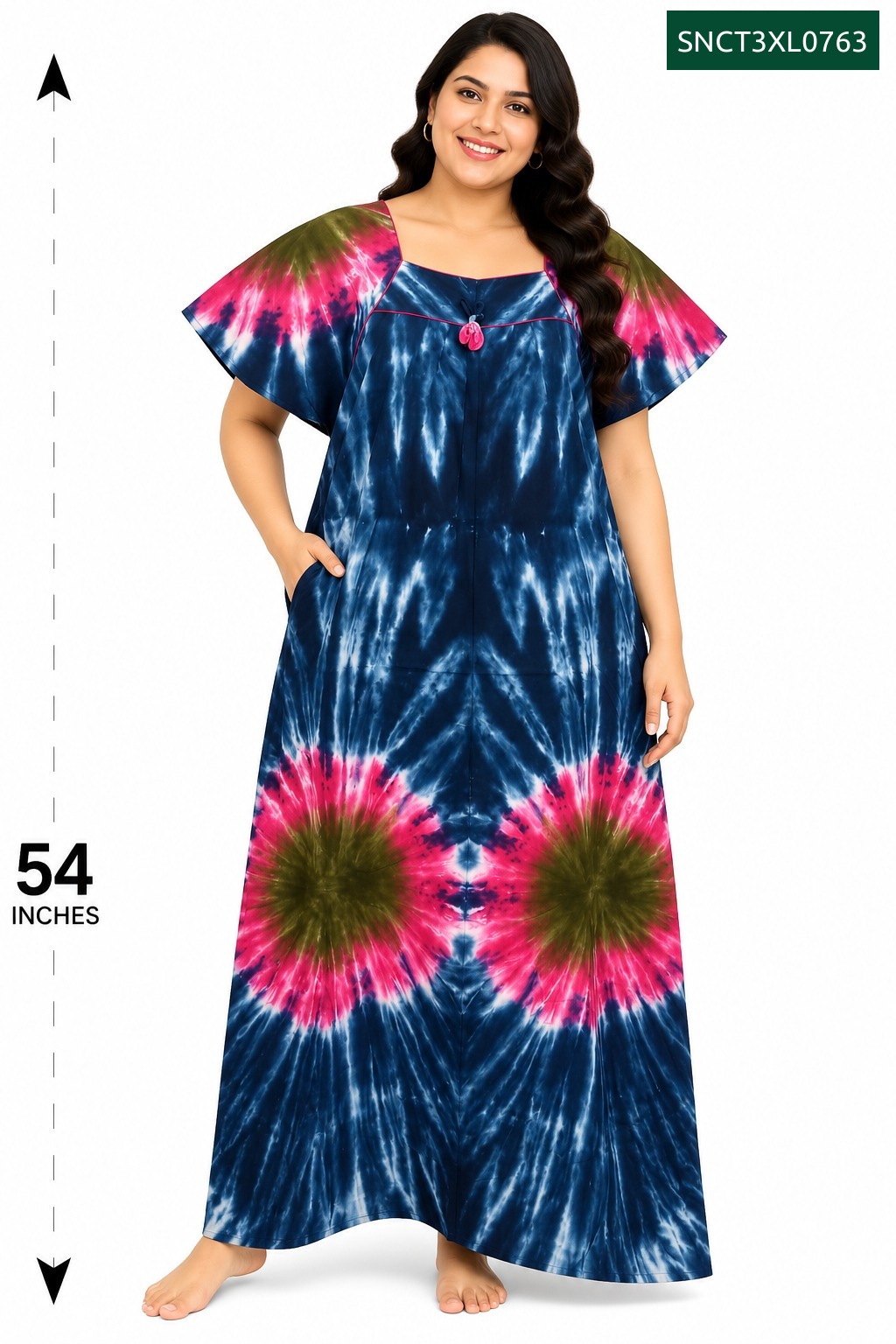 Sivam Nighty Cotton Chungudi Titanic Model 3XL- SNCT3XL0763