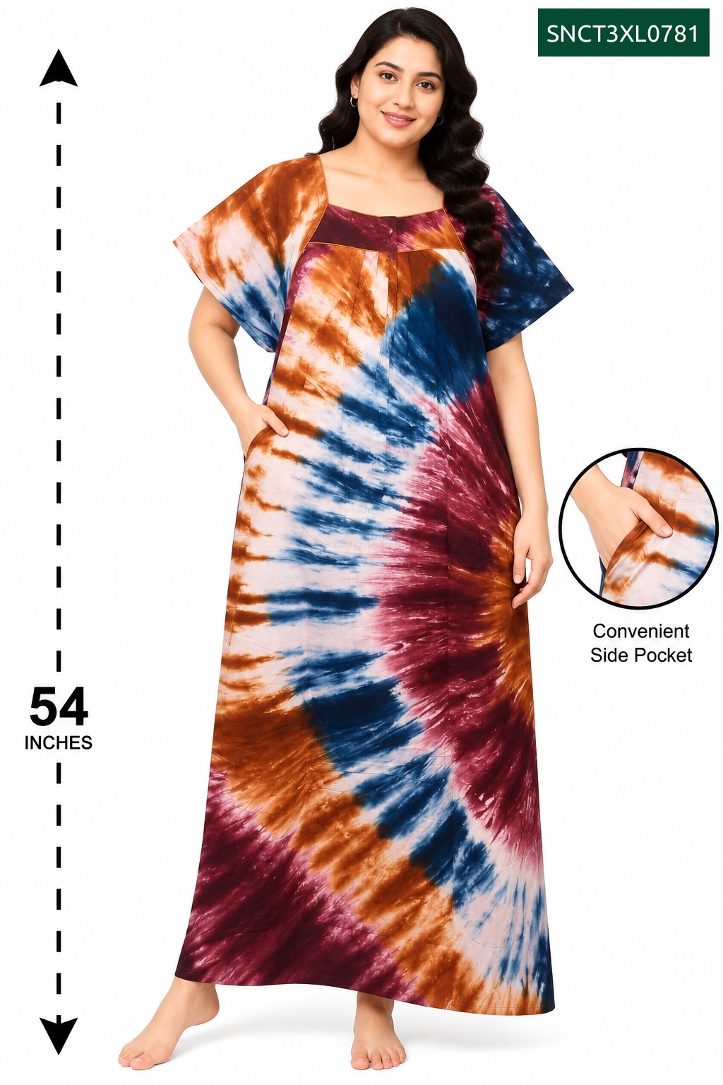 Sivam Nighty Cotton Chungudi Titanic Model 3XL- SNCT3XL0781