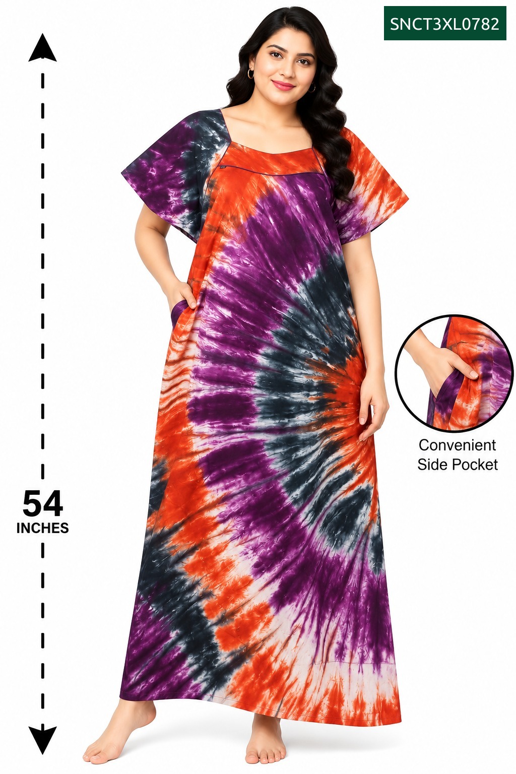 Sivam Nighty Cotton Chungudi Titanic Model 3XL- SNCT3XL0782