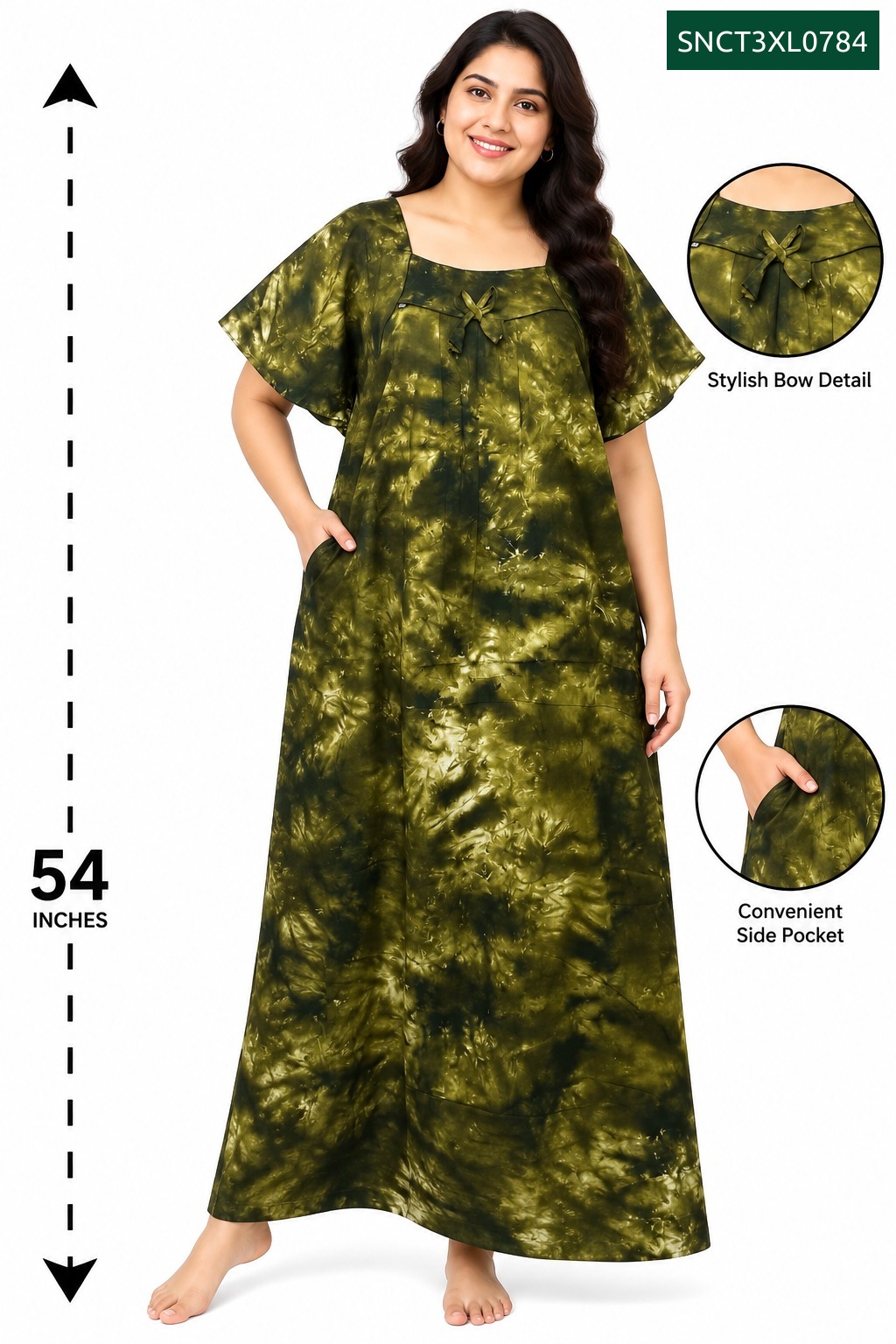 Sivam Nighty Cotton Chungudi Titanic Model 3XL- SNCT3XL0784
