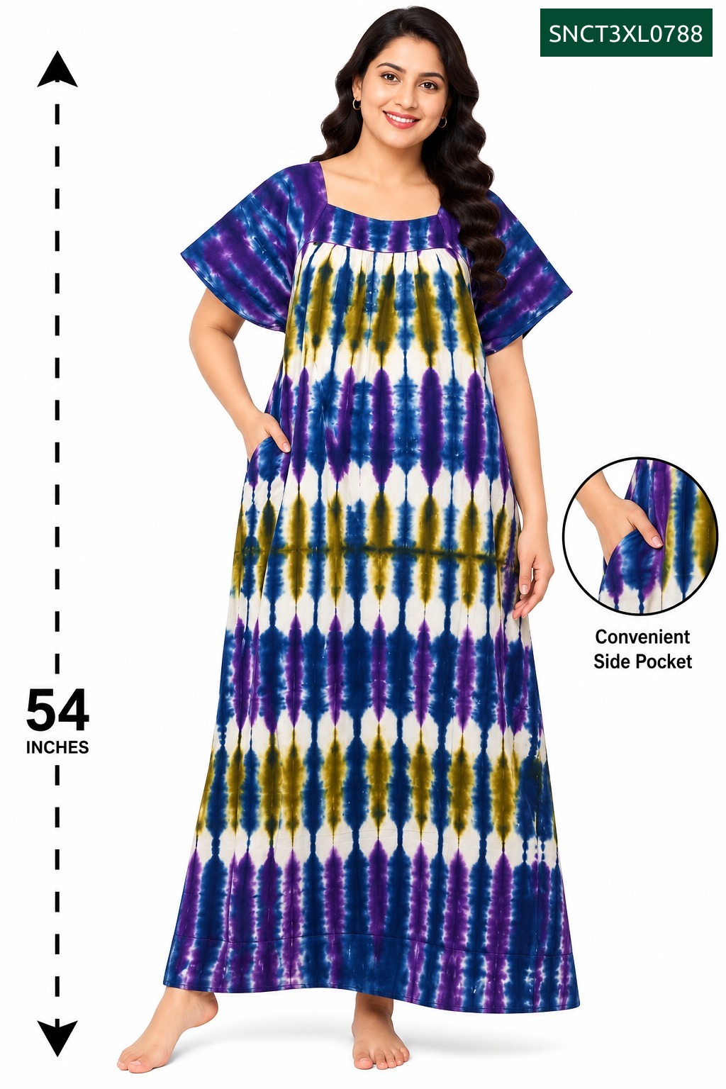 Sivam Nighty Cotton Chungudi Titanic Model 3XL- SNCT3XL0788