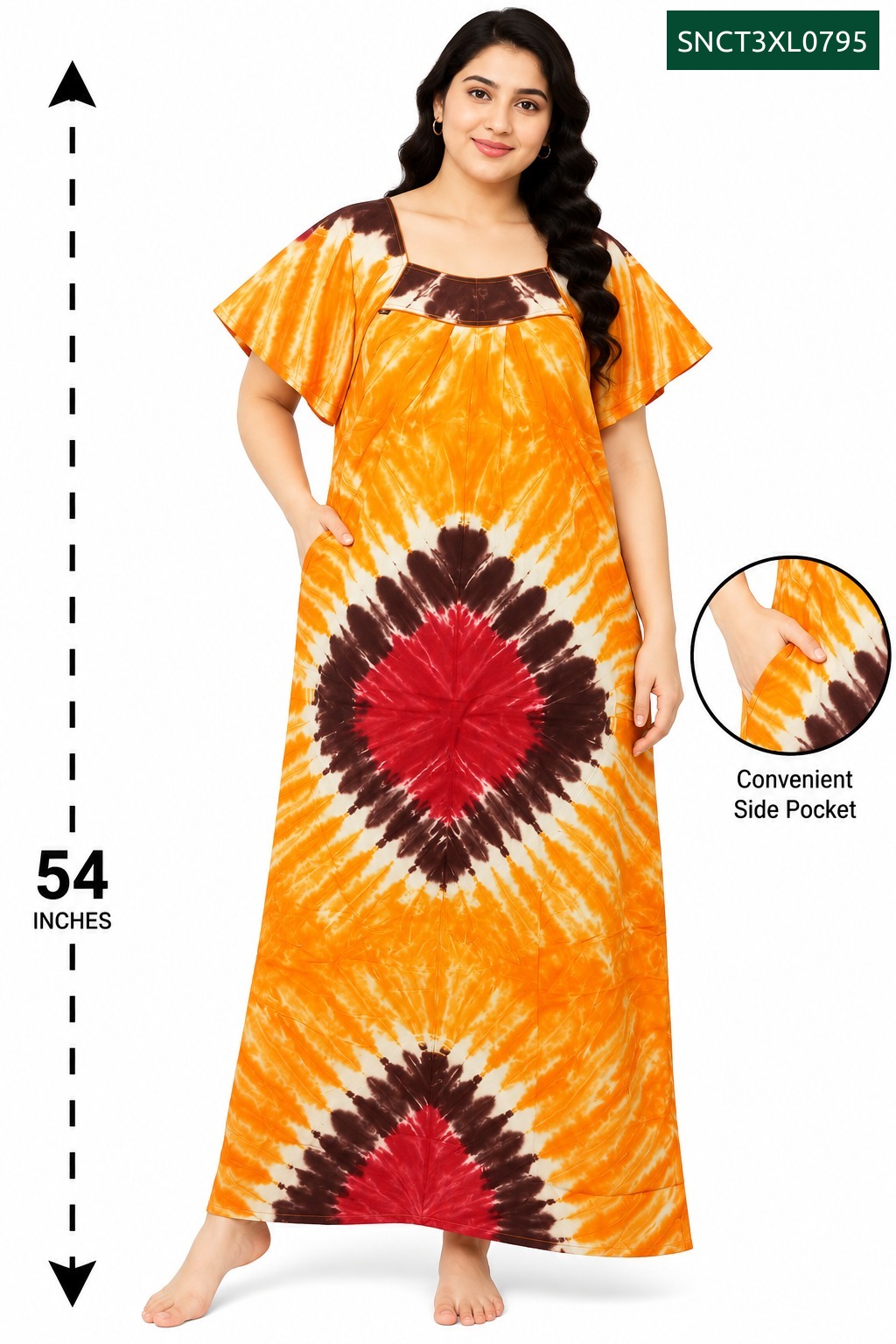 Sivam Nighty Cotton Chungudi Titanic Model 3XL- SNCT3XL0795