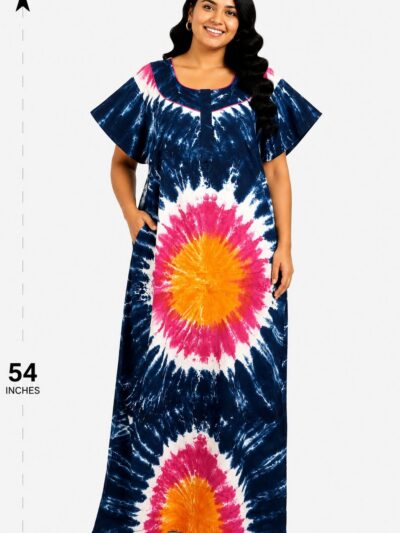 Sivam Nighty Cotton Chungudi Zip Model XXL- SNCZ3XL4903