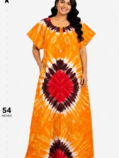 Sivam Nighty Cotton Chungudi Zip Model XXL- SNCZ3XL4907