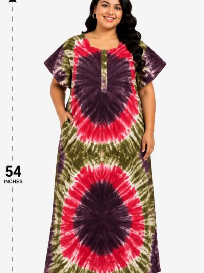 Sivam Nighty Cotton Chungudi Zip Model XXL- SNCZ3XL5000