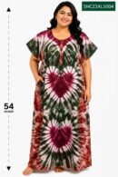 Sivam Nighty Cotton Chungudi Zip Model XXL- SNCZ3XL5004