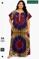 Sivam Nighty Cotton Chungudi Zip Model XXL- SNCZ3XL5006
