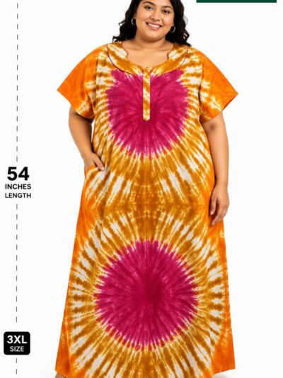 Sivam Nighty Cotton Chungudi Zip Model XXL- SNCZ3XL5009