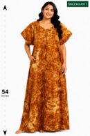 Sivam Nighty Cotton Chungudi Zip Model XXL- SNCZ3XL4911