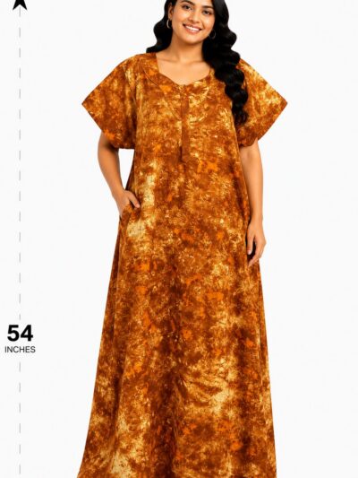 Sivam Nighty Cotton Chungudi Zip Model XXL- SNCZ3XL4911