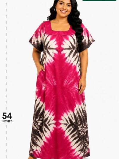 Sivam Nighty Cotton Chungudi Zip Model XXL- SNCZ3XL5010