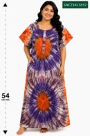 Sivam Nighty Cotton Chungudi Zip Model XXL- SNCZ3XL5012