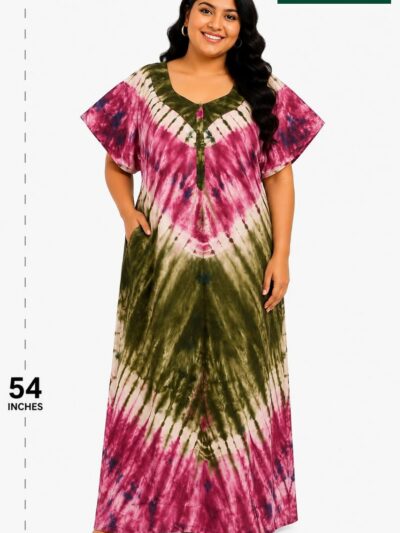Sivam Nighty Cotton Chungudi Zip Model XXL- SNCZ3XL5013