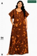 Sivam Nighty Cotton Chungudi Zip Model XXL- SNCZ3XL4912