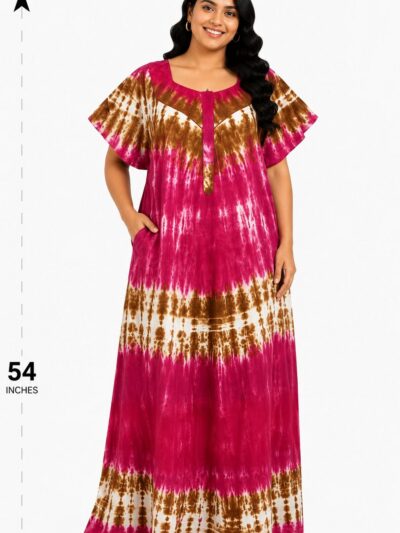 Sivam Nighty Cotton Chungudi Zip Model XXL- SNCZ3XL4913
