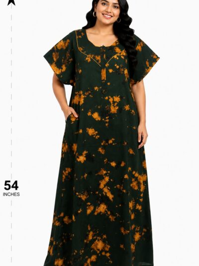 Sivam Nighty Cotton Chungudi Zip Model XXL- SNCZ3XL4915