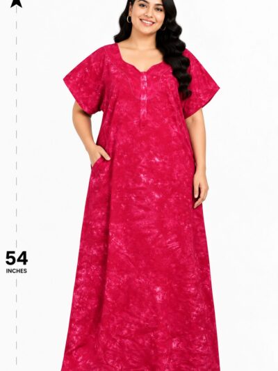 Sivam Nighty Cotton Chungudi Zip Model XXL- SNCZ3XL4920