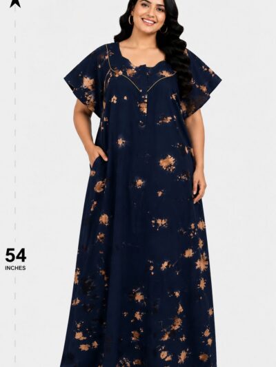 Sivam Nighty Cotton Chungudi Zip Model XXL- SNCZ3XL4924