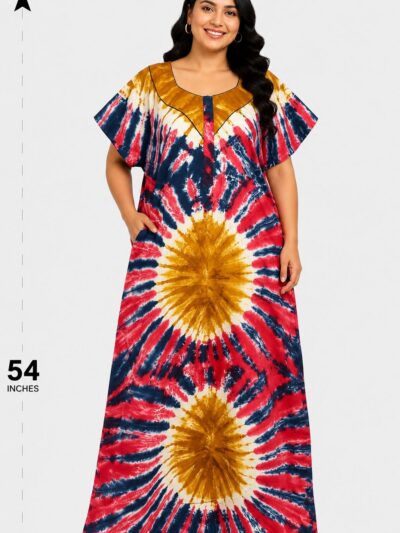 Sivam Nighty Cotton Chungudi Zip Model XXL- SNCZ3XL4925