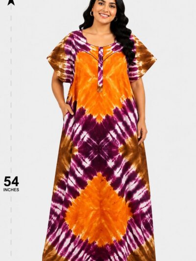 Sivam Nighty Cotton Chungudi Zip Model XXL- SNCZ3XL4926
