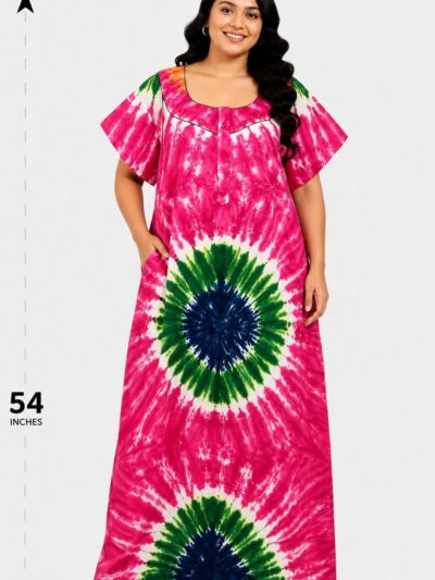 Sivam Nighty Cotton Chungudi Zip Model XXL- SNCZ3XL4927