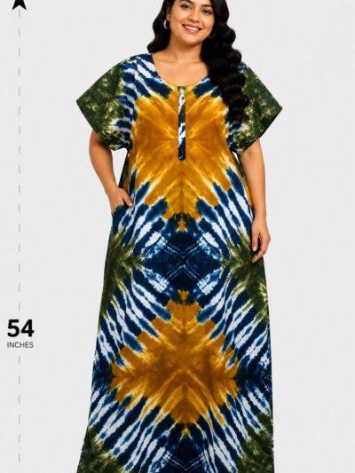 Sivam Nighty Cotton Chungudi Zip Model XXL- SNCZ3XL4929