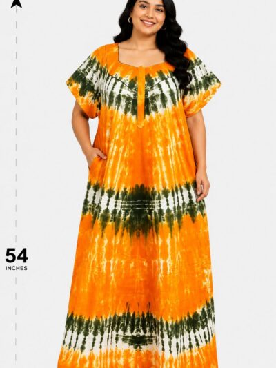 Sivam Nighty Cotton Chungudi Zip Model XXL- SNCZ3XL4930