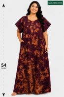Sivam Nighty Cotton Chungudi Zip Model XXL- SNCZ3XL4932