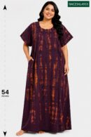 Sivam Nighty Cotton Chungudi Zip Model XXL- SNCZ3XL4933