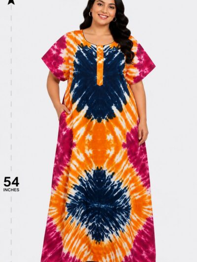 Sivam Nighty Cotton Chungudi Zip Model XXL- SNCZ3XL4934