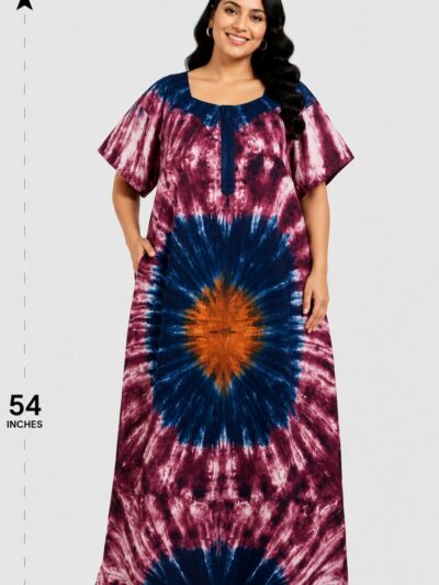 Sivam Nighty Cotton Chungudi Zip Model XXL- SNCZ3XL4941