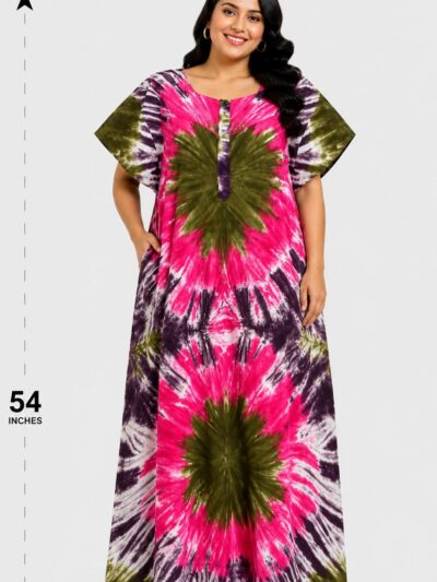 Sivam Nighty Cotton Chungudi Zip Model XXL- SNCZ3XL4944