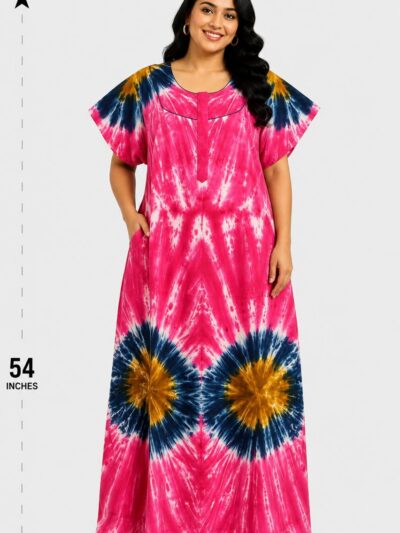 Sivam Nighty Cotton Chungudi Zip Model XXL- SNCZ3XL4946