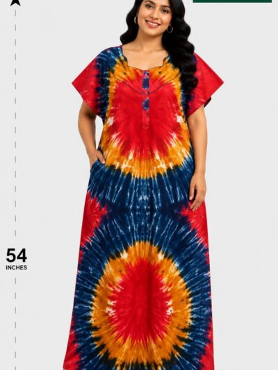 Sivam Nighty Cotton Chungudi Zip Model XXL- SNCZ3XL4947
