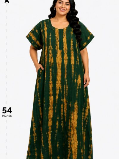 Sivam Nighty Cotton Chungudi Zip Model XXL- SNCZ3XL4948