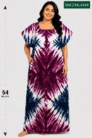 Sivam Nighty Cotton Chungudi Zip Model XXL- SNCZ3XL4949