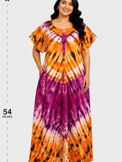 Sivam Nighty Cotton Chungudi Zip Model XXL- SNCZ3XL4954