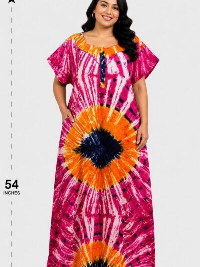 Sivam Nighty Cotton Chungudi Zip Model XXL- SNCZ3XL4955